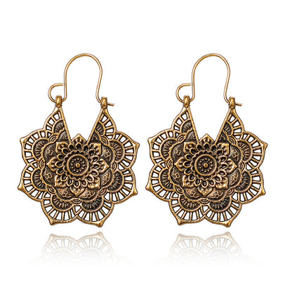 Lotus Mandala Ohrringe