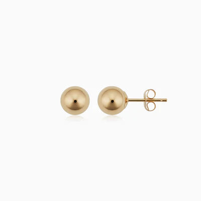Haben eine Kugel Ohrstecker | Gold