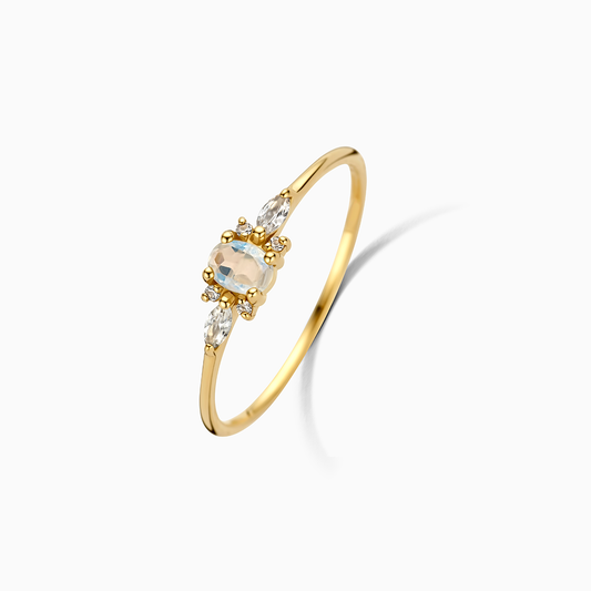 Mondstein Muse Ring | Gold