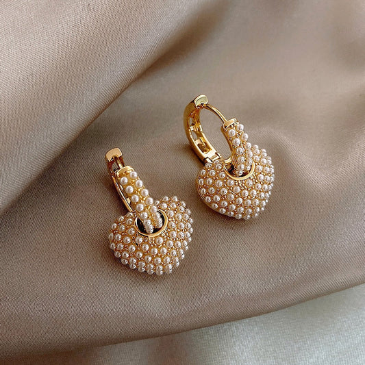 Perle der Liebe Ohrringe in Gold