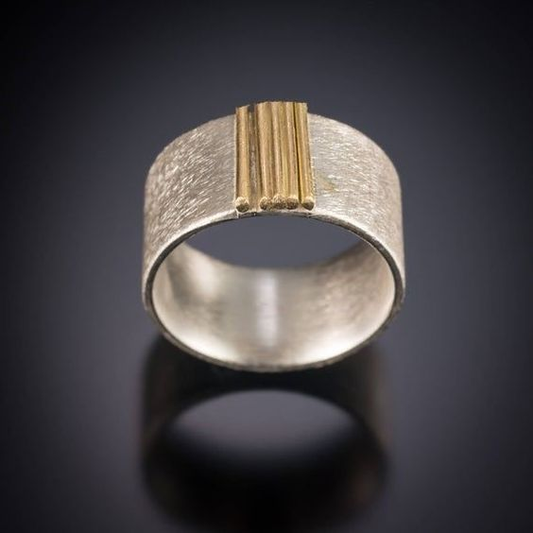 Feiner Vintage Goldplattierter Ring