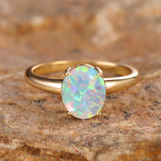 Vintage Opal Goldring